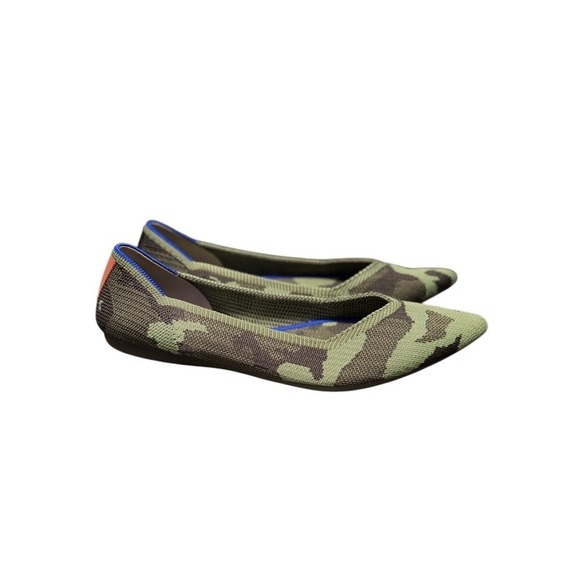 Rothy's Shoes - Rothys The Point Camo Flats Shoes Women's Size 10 Lightweight Boho